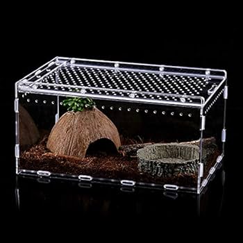 Amazon | レプタイルボックス 爬虫類飼育箱 アクリル素材